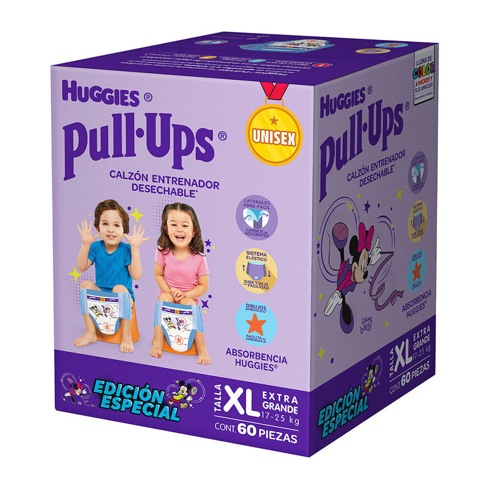 Calzon Entrenador Pull Ups Huggies  XL 60 Pzas image number 1
